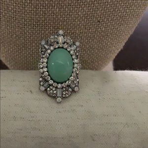 Chloe + Isabel Jewelry - Turquoise colored large cocktail ring size 8 Chloe + Isabel Jewelry - Turquoise colored large cocktail ring size 8
